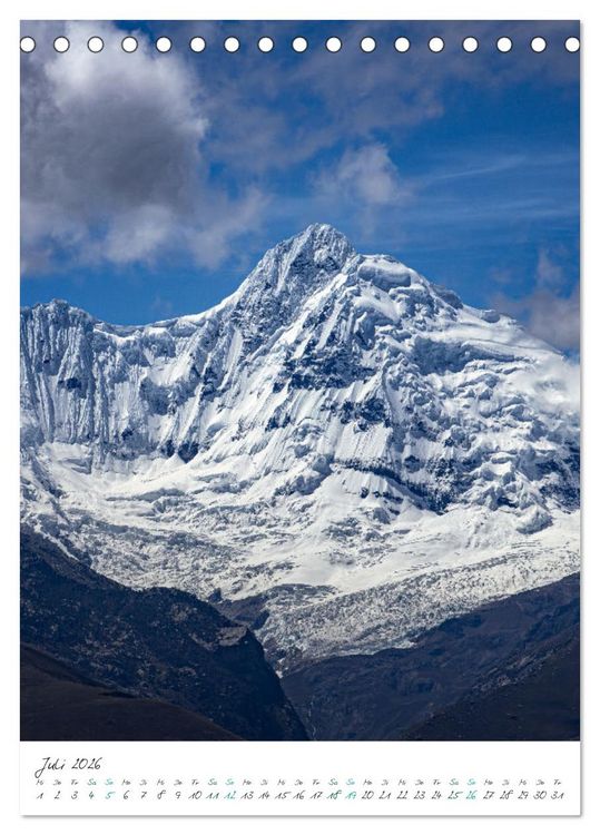 Produktbild: Unterwegs in Peru (Tischkalender 2026 DIN A5 hoch), CALVENDO Monatskalender