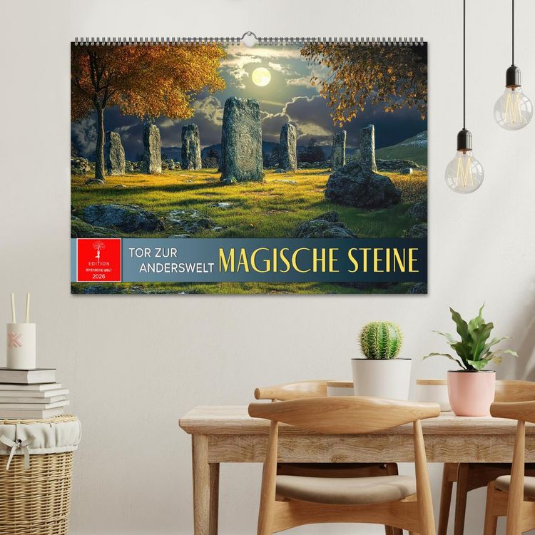 Produktbild: Magische Steine - Tor zur Anderswelt (Wandkalender 2026 DIN A2 quer), CALVENDO Monatskalender