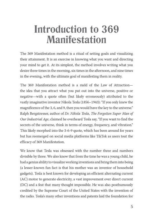Produktbild: The 369 Manifestation Journal