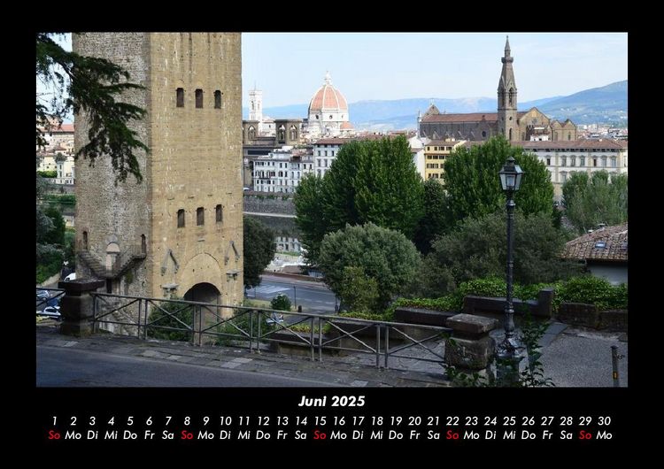 Produktbild: Florenz 2025 Fotokalender DIN A3