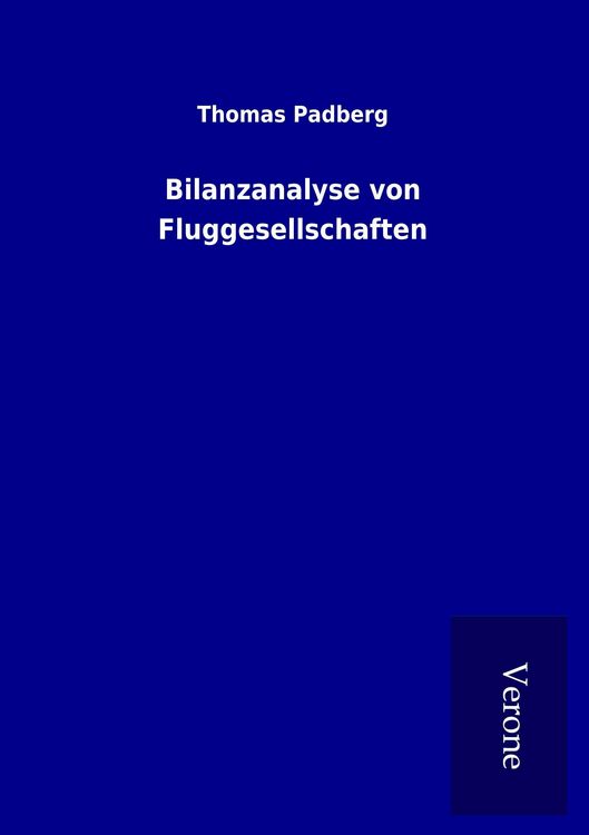 Produktbild: Bilanzanalyse von Fluggesellschaften