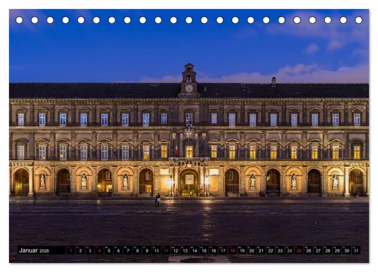 Produktbild: Neapel - Napoli (Tischkalender 2026 DIN A5 quer), CALVENDO Monatskalender