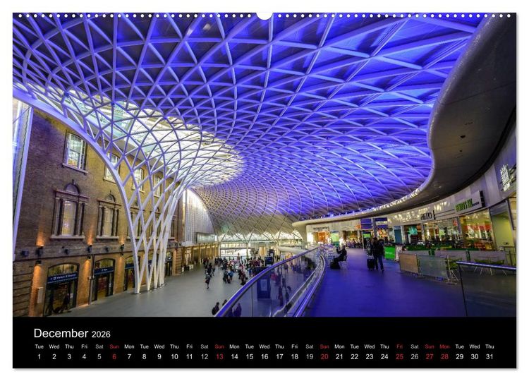 Produktbild: London 2026 (High Quality Premium Wall Calendar 2026 DIN A2 landscape),CALVENDO 12 Month Wall Calendar