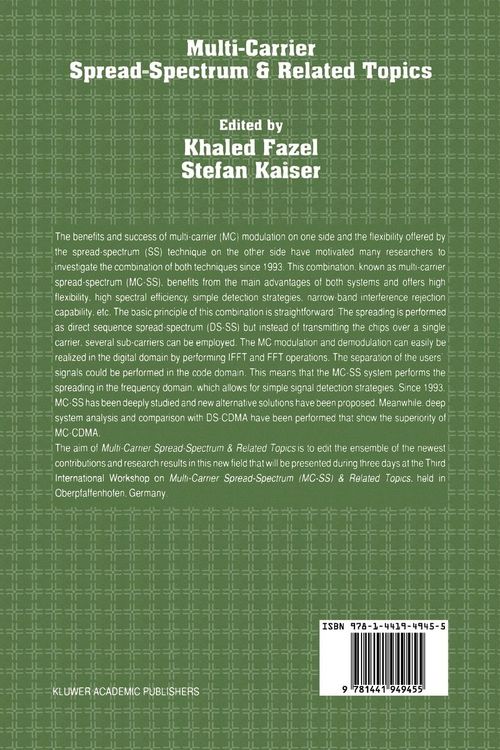 Produktbild: Multi-Carrier Spread-Spectrum & Related Topics