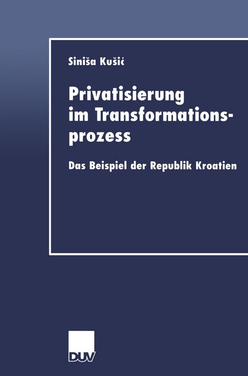 Produktbild: Privatisierung im Transformationsprozess