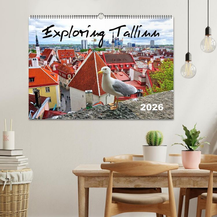 Produktbild: Exploring Tallinn (Wall Calendar 2026 DIN A2 landscape), CALVENDO 12 Month Wall Calendar