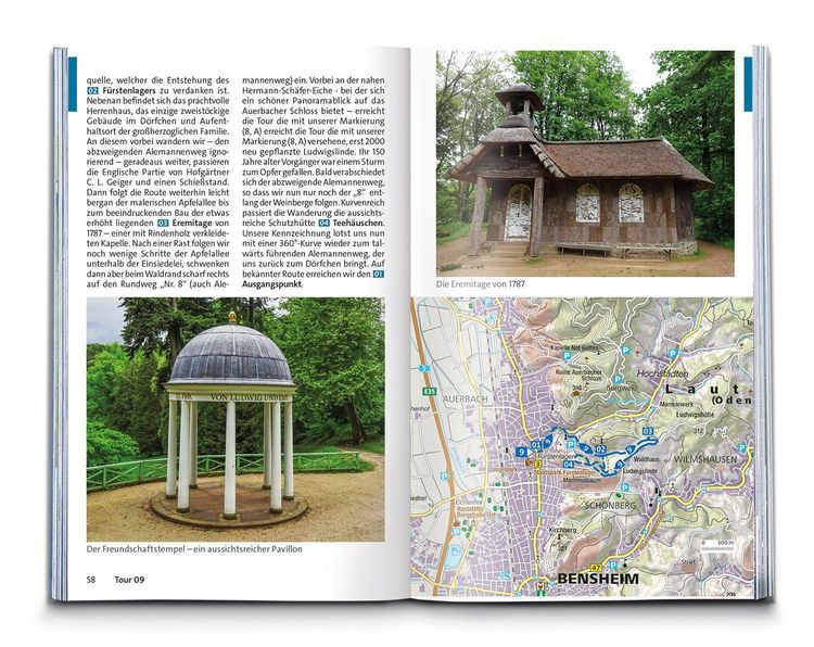 Produktbild: KOMPASS Wanderf&uuml;hrer Odenwald, Bergstra&szlig;e, Neckartal, Heidelberg, 60 Touren mit Extra-Tourenkarte