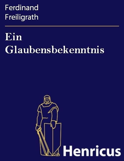 Produktbild: Ein Glaubensbekenntnis