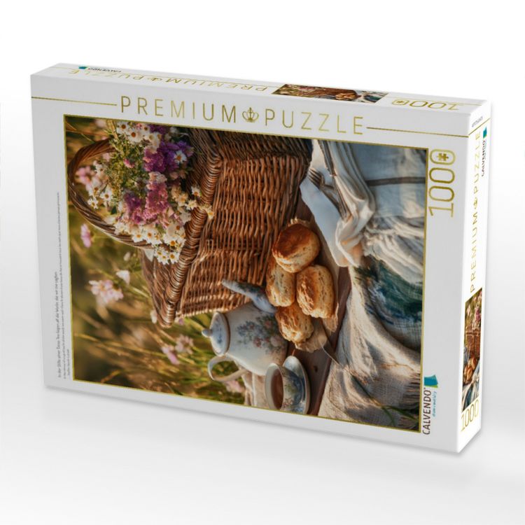 Produktbild: CALVENDO Puzzle In der Stille einer Tasse Tee liegen all die Worte, die wir nie sagten | 1000 Teile Lege-Gr&ouml;&szlig;e 64x48cm Foto-Puzzle f&uuml;r gl&uuml;ckliche Stun