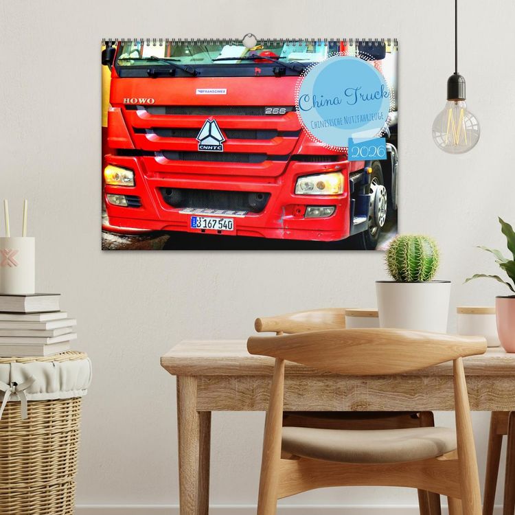 Produktbild: China Truck - Chinesische Nutzfahrzeuge (Wandkalender 2026 DIN A3 quer), CALVENDO Monatskalender