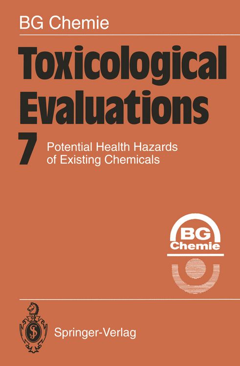 Produktbild: Toxicological Evaluations