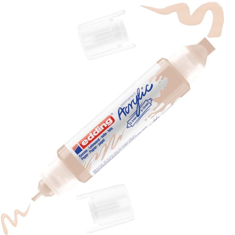Produktbild: edding Acryl Double Liner 5400 warmbeige 2-3mm/5-10mm