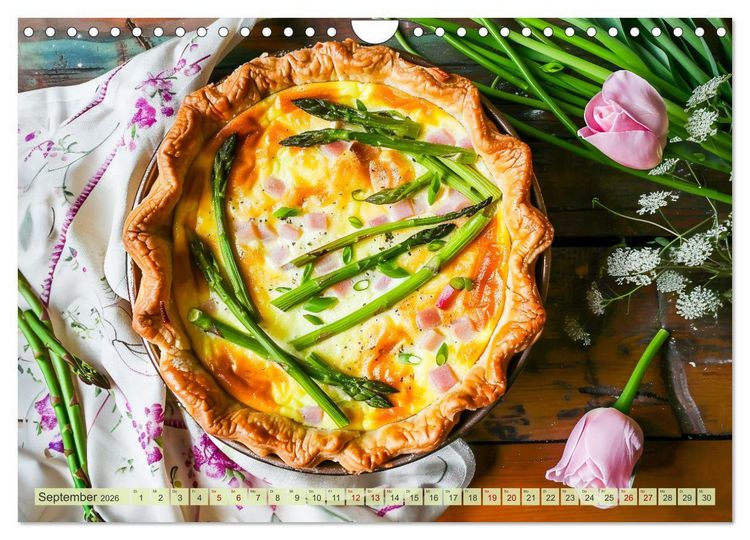 Produktbild: Alles Spargel oder was?! - Gerichte rund um den Spargel (Wandkalender 2026 DIN A4 quer), CALVENDO Monatskalender