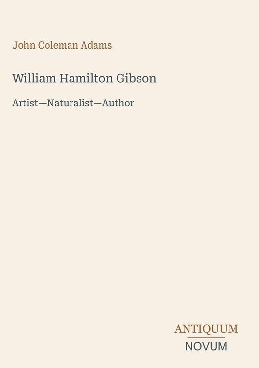 Produktbild: William Hamilton Gibson