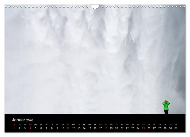 Produktbild: Island - Insel aus Feuer und Eis (Wandkalender 2026 DIN A3 quer), CALVENDO Monatskalender
