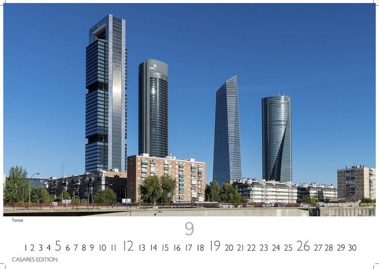 Produktbild: Madrid Kalender 2027 &ndash; Wandkalender | Fotokalender Spanien 24x35cm - mit atemberaubenden Fotos der bekanntesten Sehensw&uuml;rdigkeiten und Highlights der spanischen Metropole