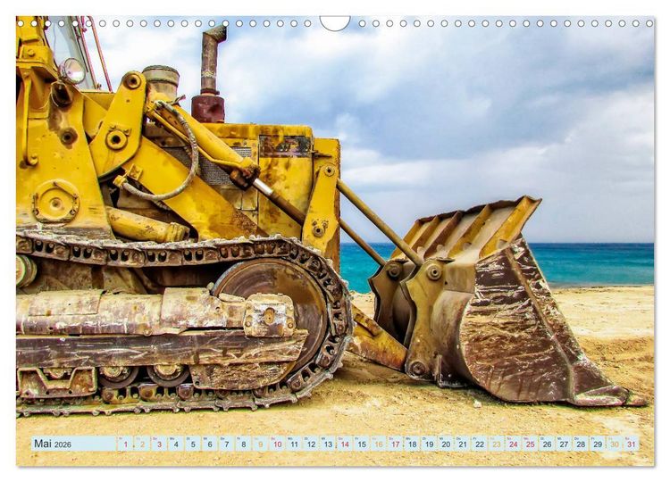 Produktbild: Bulldozer - b&auml;renstarke Arbeitstiere (Wandkalender 2026 DIN A3 quer), CALVENDO Monatskalender