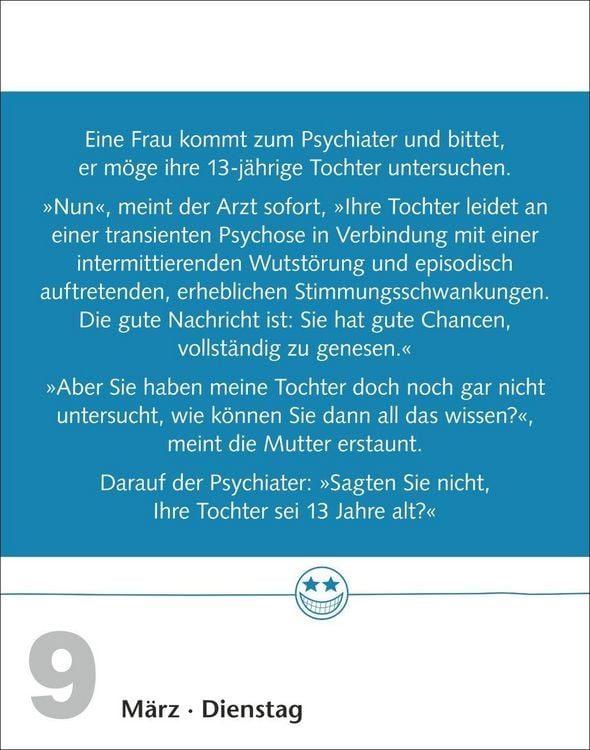 Produktbild: Beste Witze Tagesabrei&szlig;kalender 2027