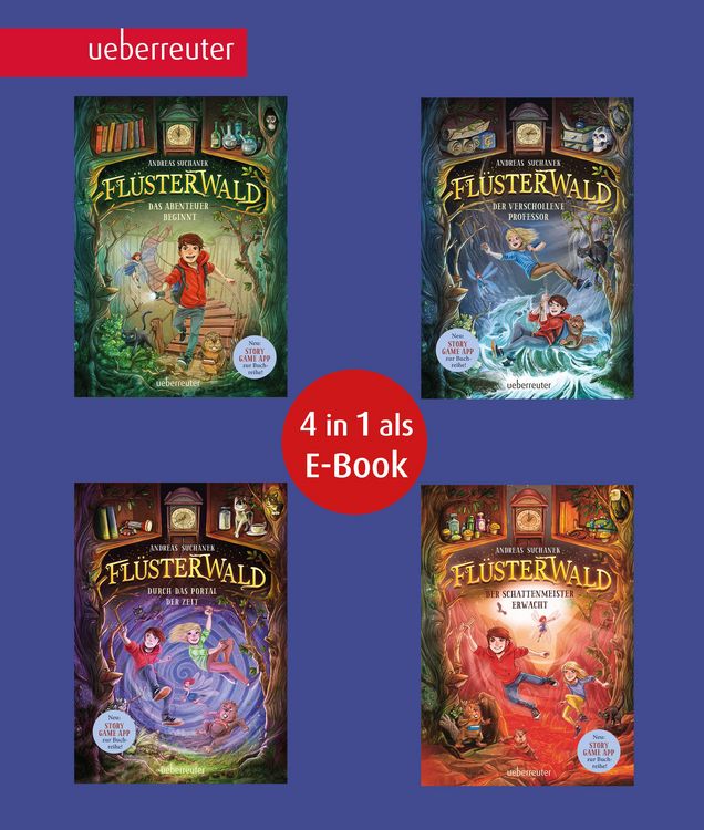 Produktbild: Fl&uuml;sterwald - Die komplette 1. Staffel in 4 B&auml;nden (Bundle)