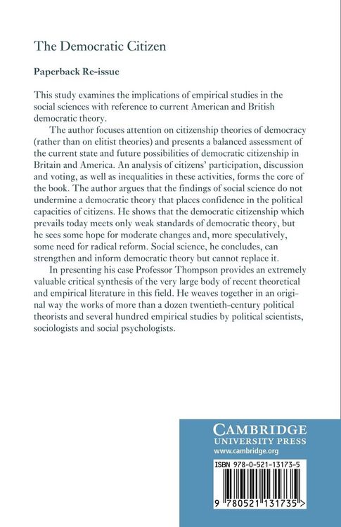 Produktbild: The Democratic Citizen