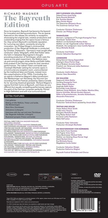 Produktbild: Wagner - Bayreuth Edition [12 DVDs]