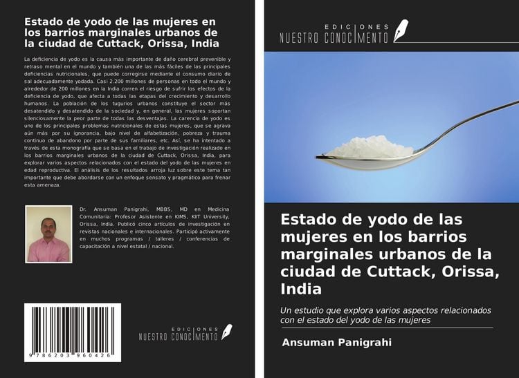 Produktbild: Estado de yodo de las mujeres en los barrios marginales urbanos de la ciudad de Cuttack, Orissa, India