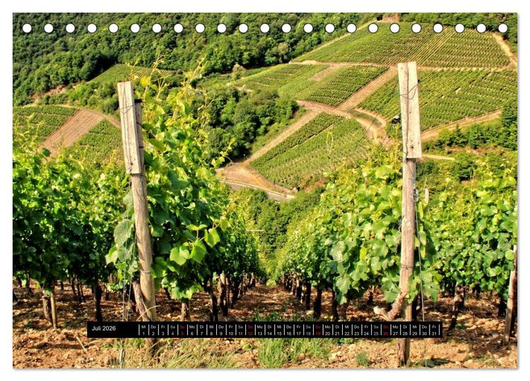 Produktbild: Die sch&ouml;nsten Landschaften in Deutschland - Das Ahrtal (Tischkalender 2026 DIN A5 quer), CALVENDO Monatskalender