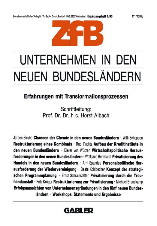 Produktbild: Unternehmen in den neuen Bundesl&auml;ndern