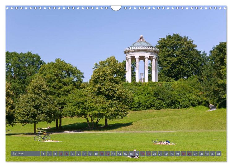 Produktbild: Weltst&auml;dtchen M&uuml;nchen (Wandkalender 2026 DIN A3 quer), CALVENDO Monatskalender