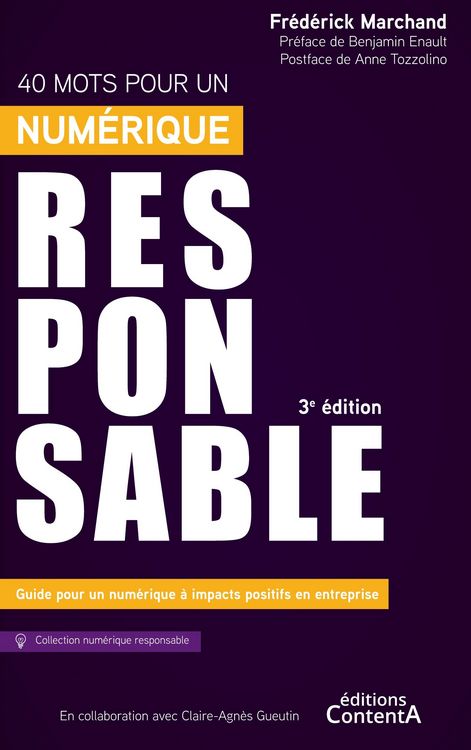 Produktbild: 40 mots pour un num&eacute;rique responsable - 3e &eacute;dition