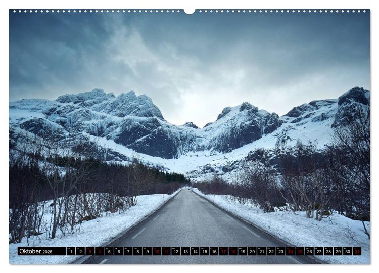 Produktbild: Lofoten Inselzauber (hochwertiger Premium Wandkalender 2026 DIN A2 quer), Kunstdruck in Hochglanz