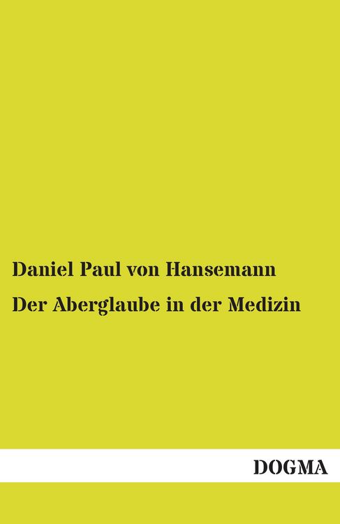 Produktbild: Der Aberglaube in der Medizin