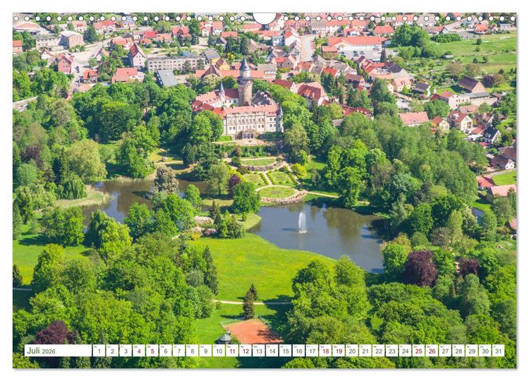 Produktbild: Der Fl&auml;ming aus der Vogelperspektive (Wandkalender 2026 DIN A3 quer), CALVENDO Monatskalender