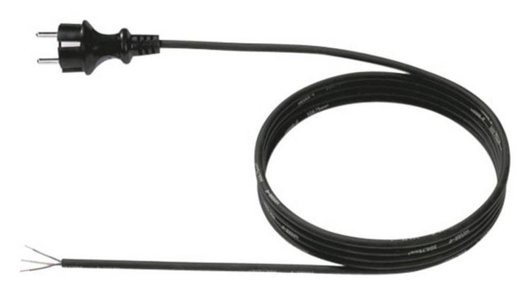 Produktbild: Bachmann 323.185 Strom Anschlusskabel Schwarz 3.00m