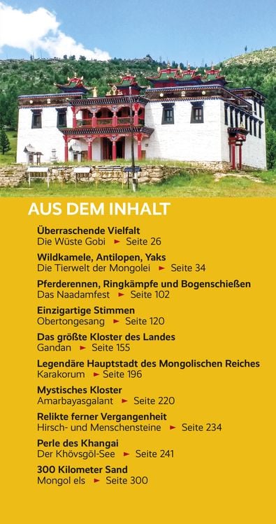Produktbild: TRESCHER Reiseführer Mongolei
