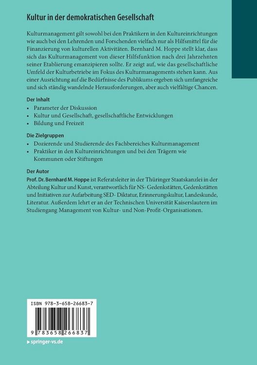 Produktbild: Kultur in der demokratischen Gesellschaft