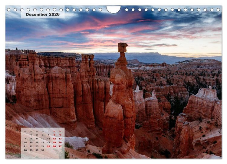 Produktbild: USA S&uuml;dwesten - Atemberaubende Aussichten (Wandkalender 2026 DIN A4 quer), CALVENDO Monatskalender