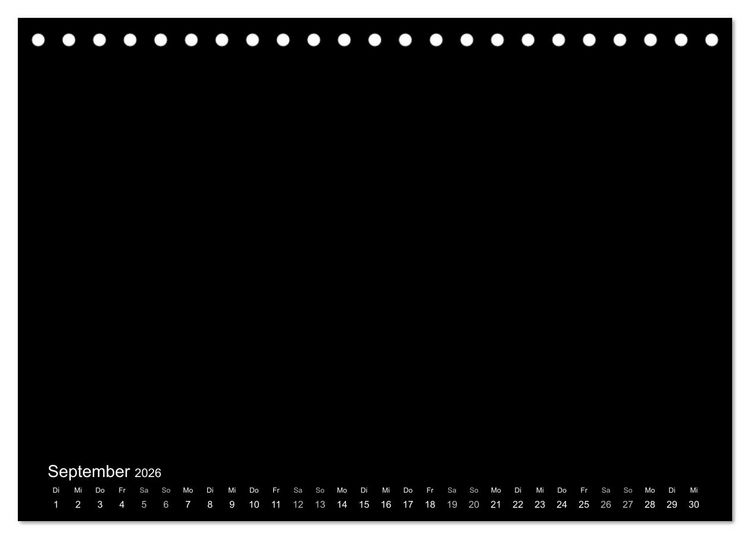 Produktbild: Bastelkalender: DIY Kreativ-Kalender -schwarz- (Tischkalender 2026 DIN A5 quer), CALVENDO Monatskalender