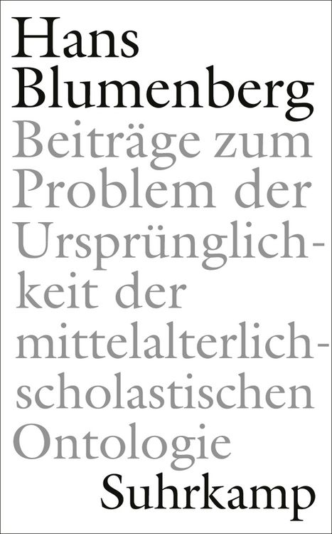Produktbild: Beitr&auml;ge zum Problem der Urspr&uuml;nglichkeit der mittelalterlich-scholastischen Ontologie