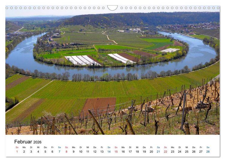 Produktbild: W&uuml;rttemberger Wein 2026 (Wandkalender 2026 DIN A3 quer), CALVENDO Monatskalender
