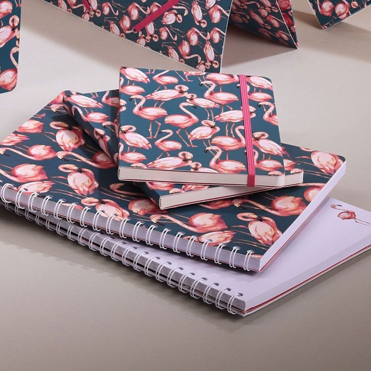 Produktbild: Ringbuch A4 Pink Flamingo