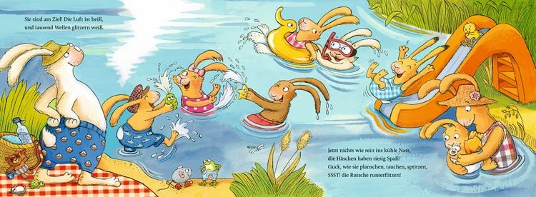 Produktbild: Wenn sieben kleine Badehasen quietschfidel ans Wasser rasen