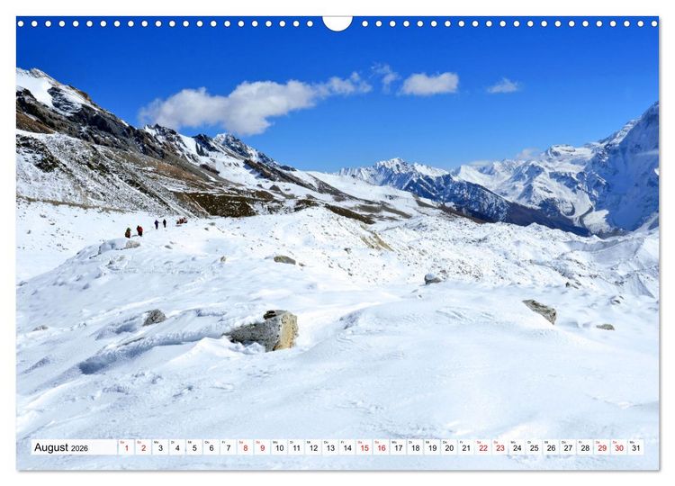 Produktbild: MANASLU HIMAL gewaltige Bergriesen (Wandkalender 2026 DIN A3 quer), CALVENDO Monatskalender