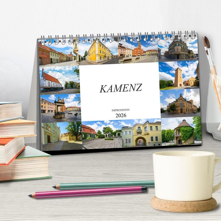 Produktbild: Kamenz Impressionen (Tischkalender 2026 DIN A5 quer), CALVENDO Monatskalender