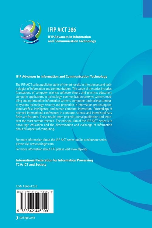 Produktbild: ICT Critical Infrastructures and Society