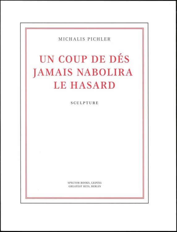Produktbild: Un coup de d&eacute;s jamais n&rsquo;abolira le hasard (Sculpture)