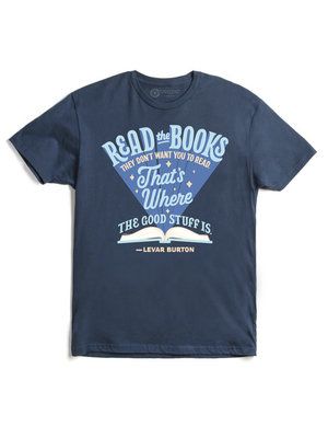 Produktbild: Levar Burton: Read the Books They Don't Want You to Read Unisex T-Shirt XXX-Large