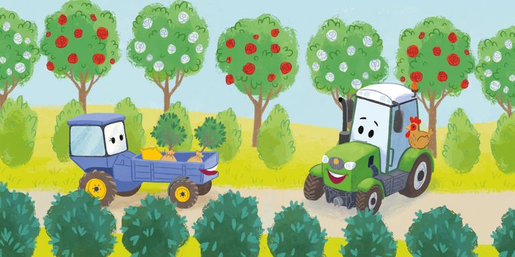 Produktbild: Kleine bunte Buggy-Welt - Traktor Leonards Fahrzeug-Freunde & Traktor Leonards Bauernhof