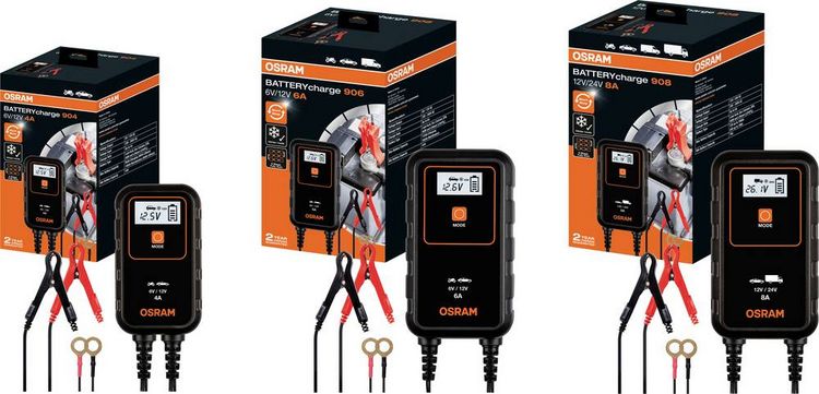 Produktbild: Osram Automotive OEBCS908 4052899620544 Automatikladeger&auml;t 12 V, 24V 4 A, 8A 4 A, 8A