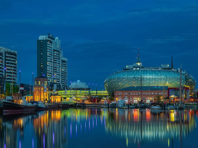 Produktbild: CALVENDO Puzzle Panorma Havenwelten - Bremerhaven | 1000 Teile Lege-Gr&ouml;&szlig;e 64x48cm Foto-Puzzle f&uuml;r gl&uuml;ckliche Stunden